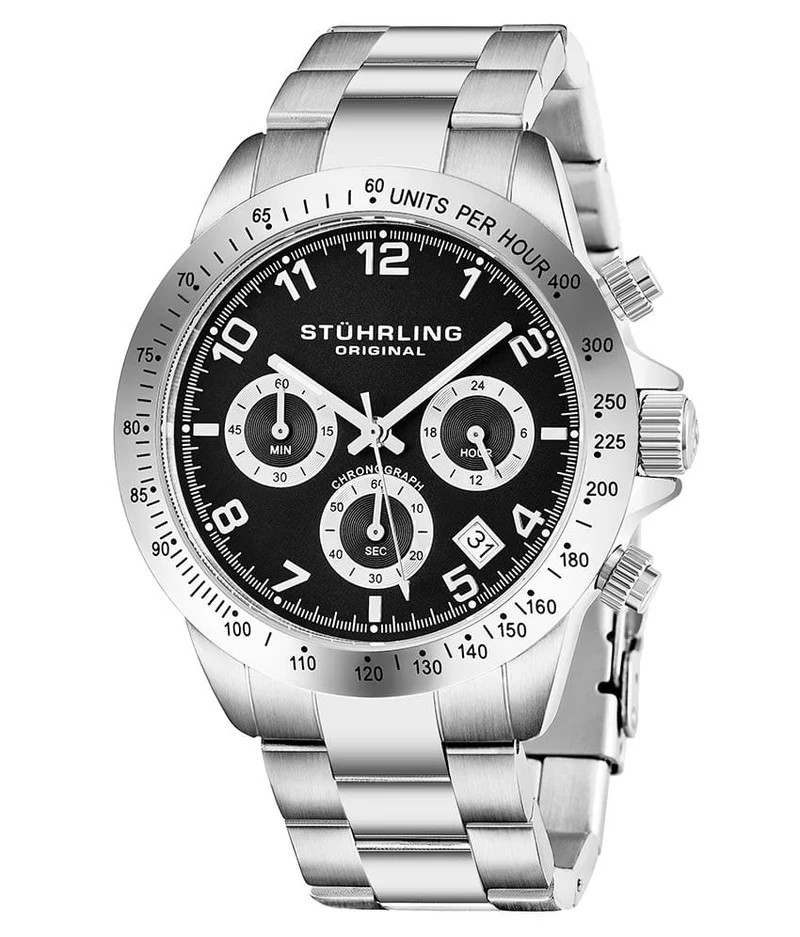 Stührling Concorso 665B Quartz 40mm Chronograph