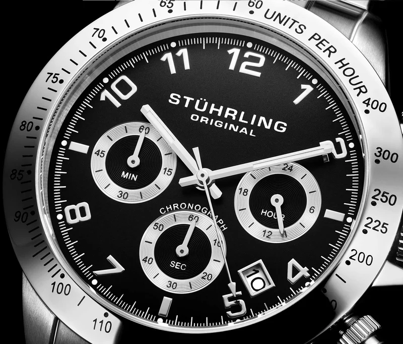 Stührling Concorso 665B Quartz 40mm Chronograph