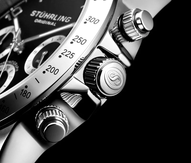 Stührling Concorso 665B Quartz 40mm Chronograph