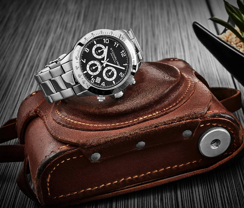 Stührling Concorso 665B Quartz 40mm Chronograph