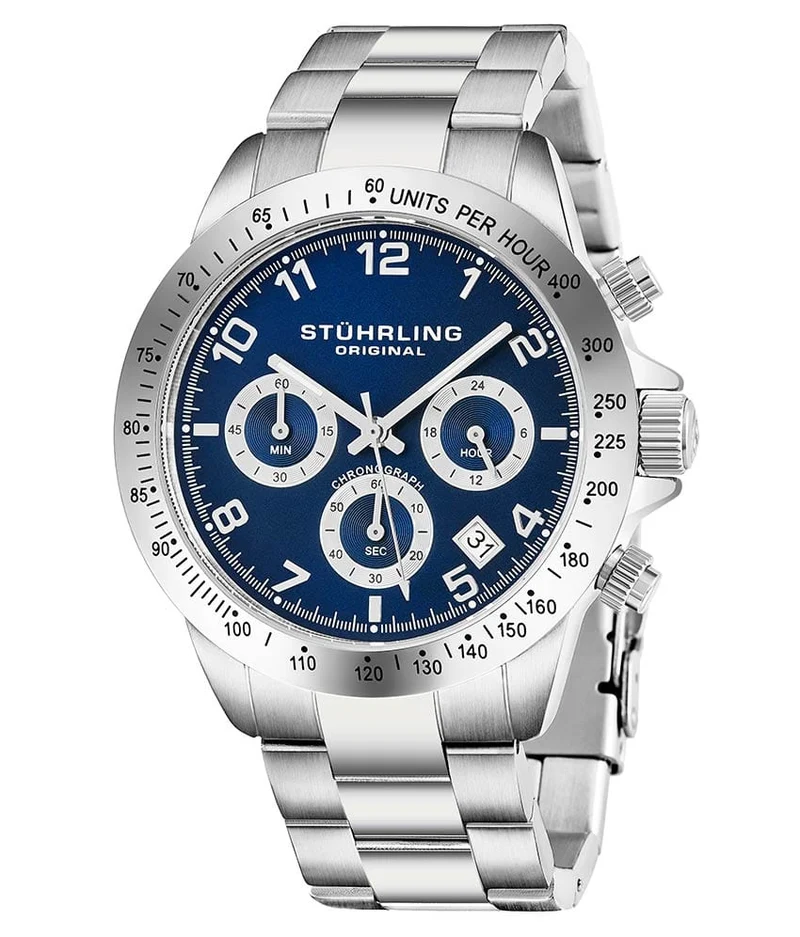 Stührling Concorso 665B Quartz 40mm Chronograph