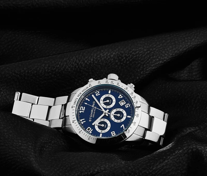 Stührling Concorso 665B Quartz 40mm Chronograph