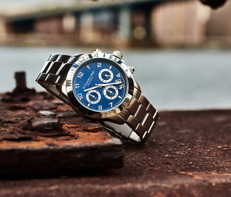 Stührling Concorso 665B Quartz 40mm Chronograph