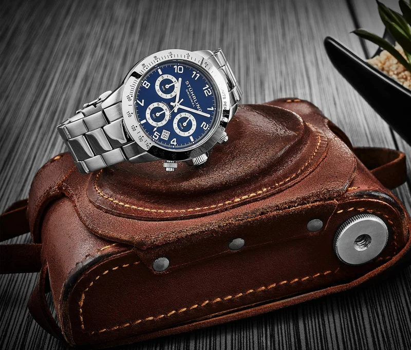 Stührling Concorso 665B Quartz 40mm Chronograph