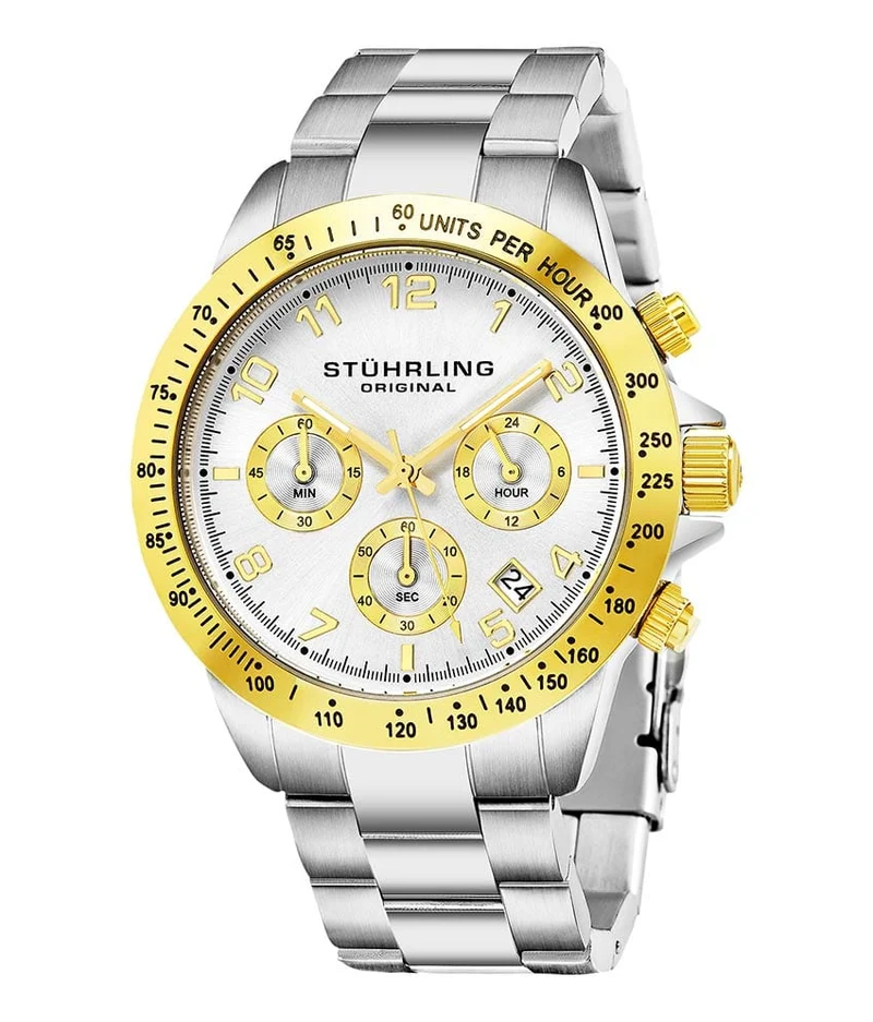 Stührling Concorso 665B Quartz 40mm Chronograph