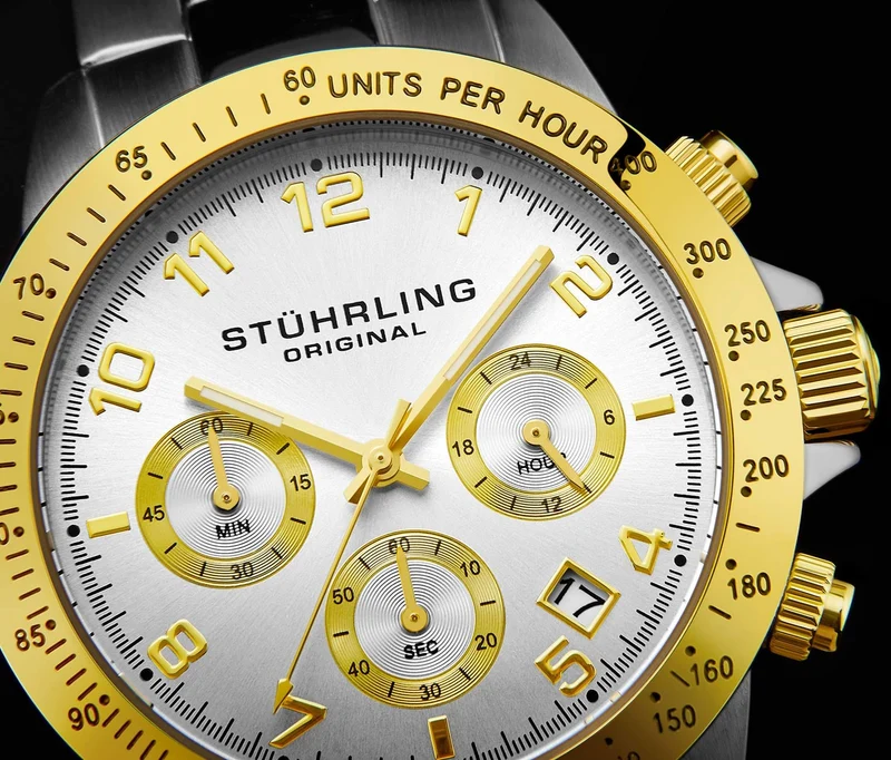 Stührling Concorso 665B Quartz 40mm Chronograph