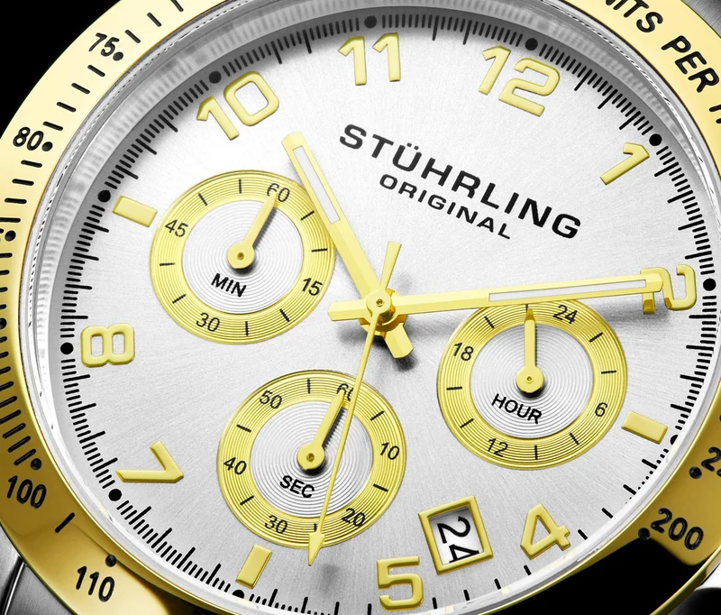Stührling Concorso 665B Quartz 40mm Chronograph