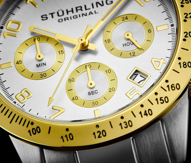 Stührling Concorso 665B Quartz 40mm Chronograph