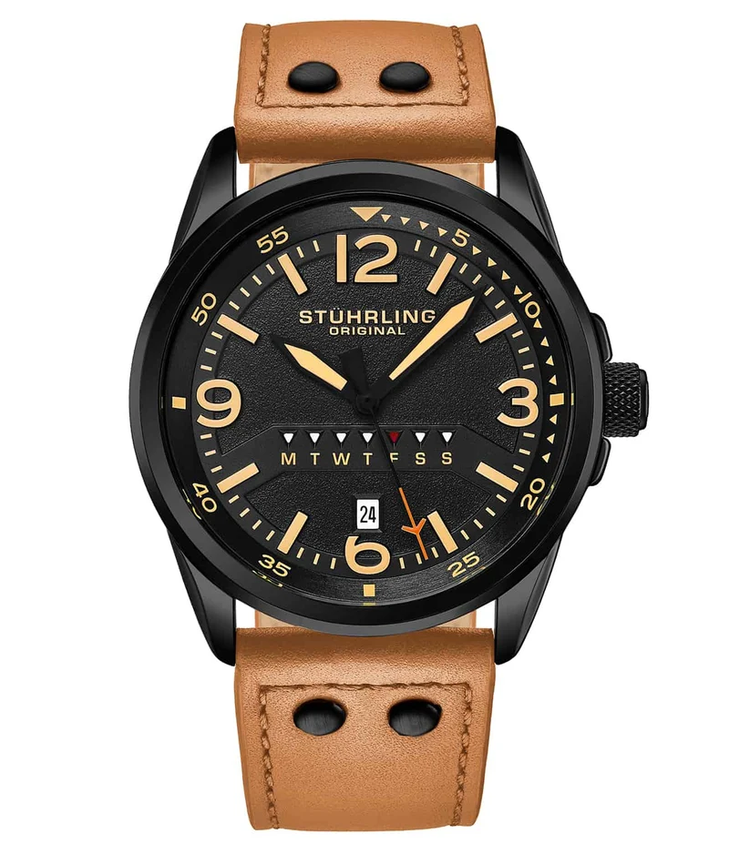 Stührling 447A Quartz 44mm Aviator