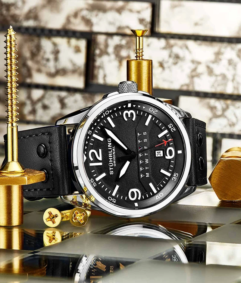 Stührling 447A Quartz 44mm Aviator