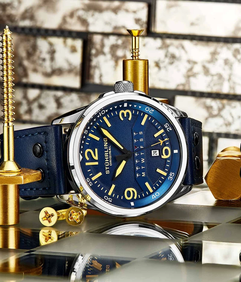 Stührling 447A Quartz 44mm Aviator
