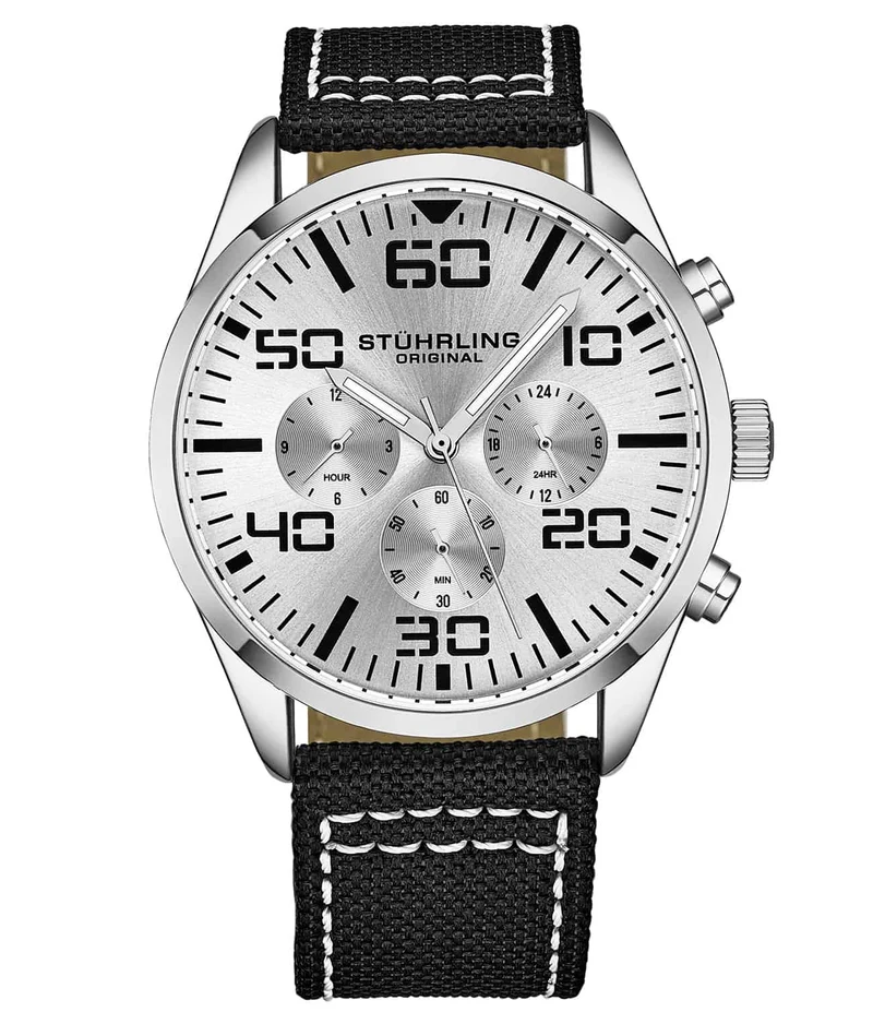 Stührling Sky Navigator Quartz Aviator 42mm