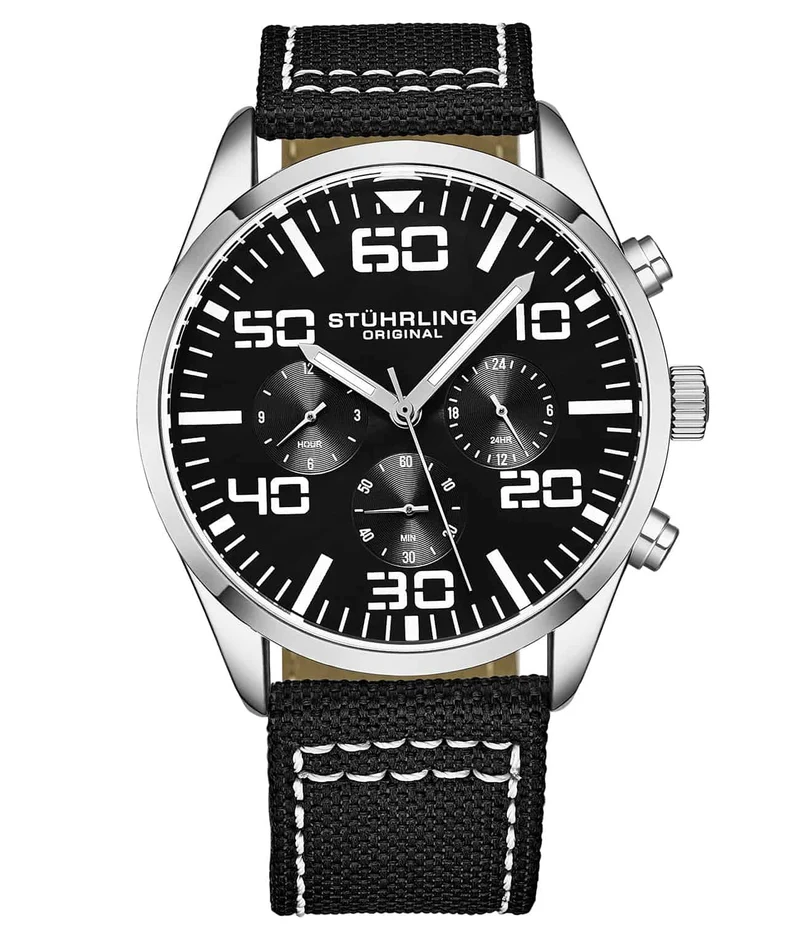 Stührling Sky Navigator Quartz Aviator 42mm