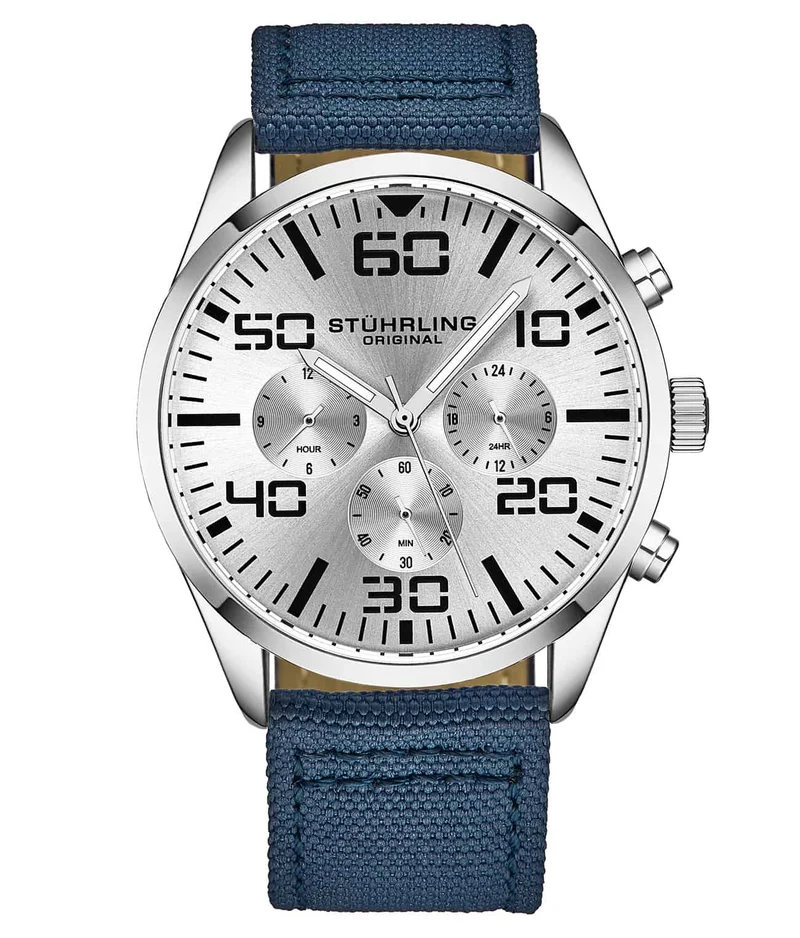 Stührling Sky Navigator Quartz Aviator 42mm