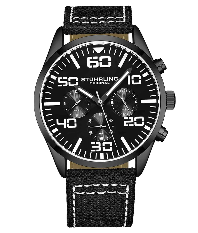 Stührling Sky Navigator Quartz Aviator 42mm