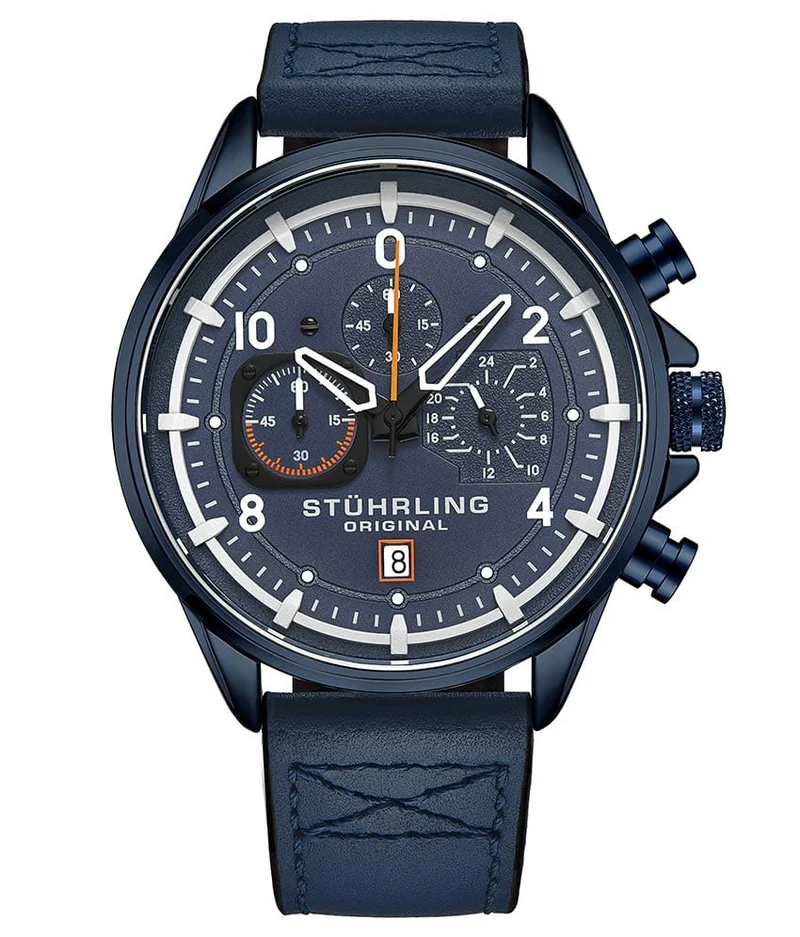 Stührling Volda 929 Aviator 45mm Quartz Watch