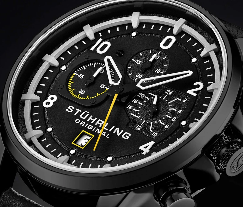 Stührling Volda 929 Aviator 45mm Quartz Watch