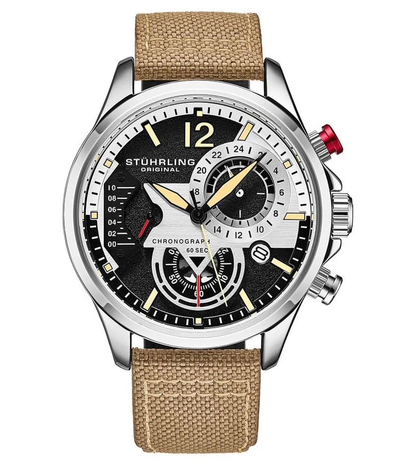 Stührling Cordura 908 Quartz 45mm Aviator