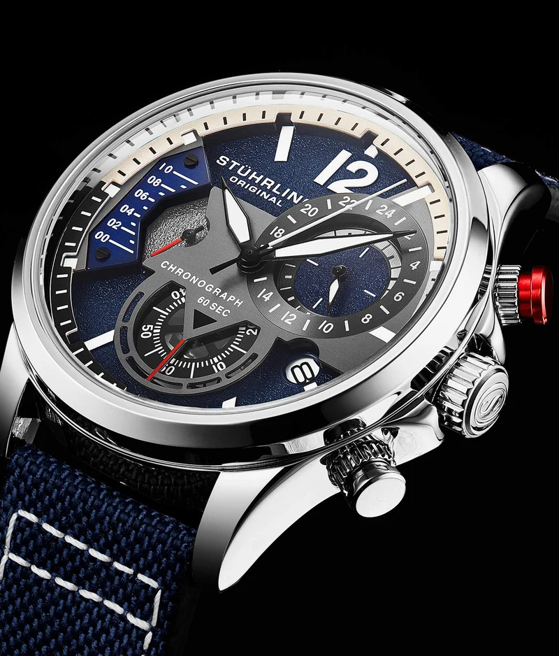 Stührling Cordura 908 Quartz 45mm Aviator