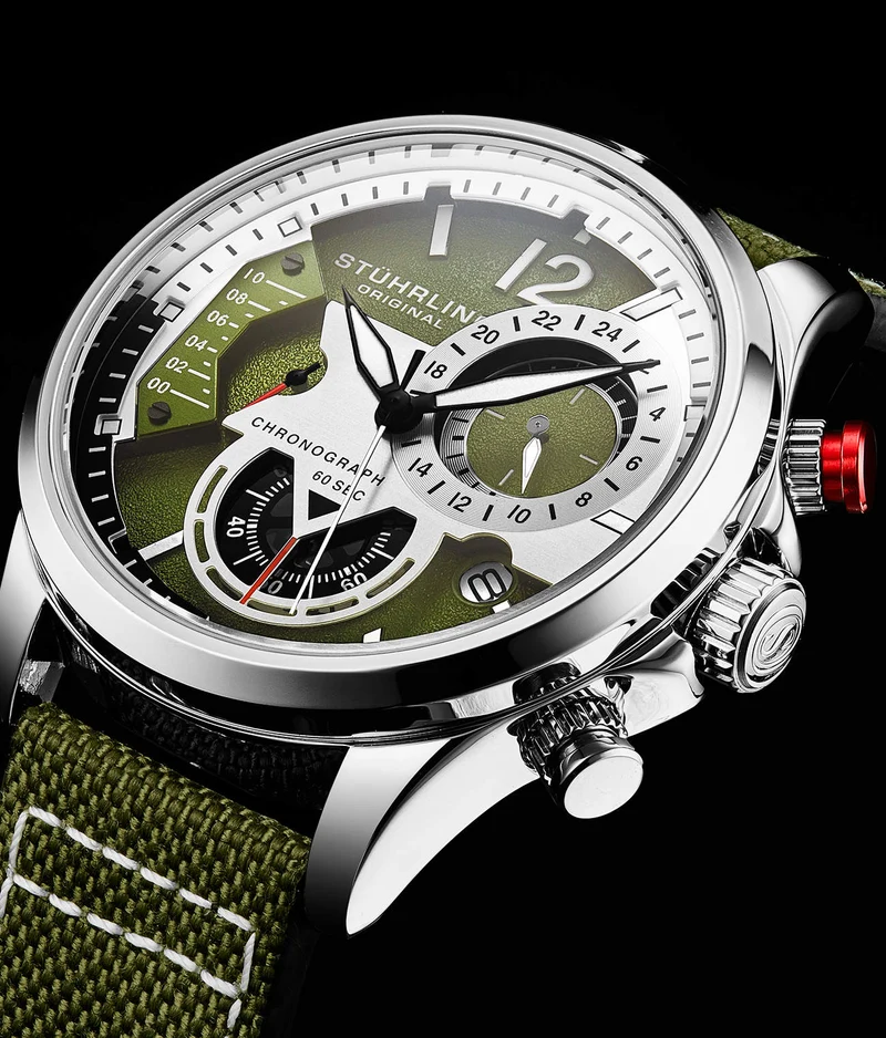 Stührling Cordura 908 Quartz 45mm Aviator