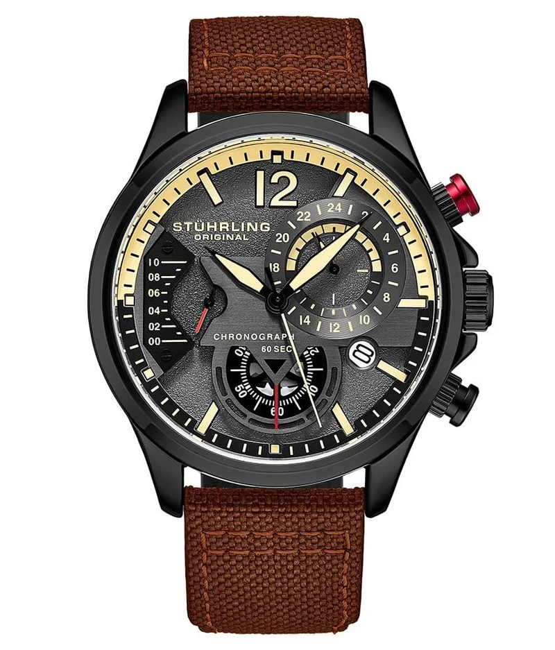 Stührling Cordura 908 Quartz 45mm Aviator