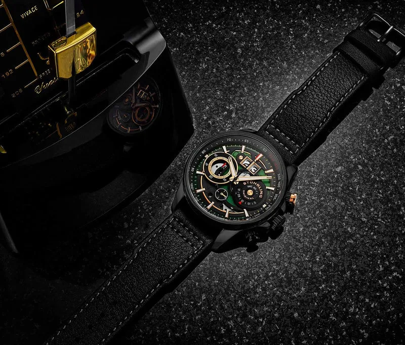 Stührling Stührling Ace Aviator Chronograph & Tachymeter 923 Quartz 45mm