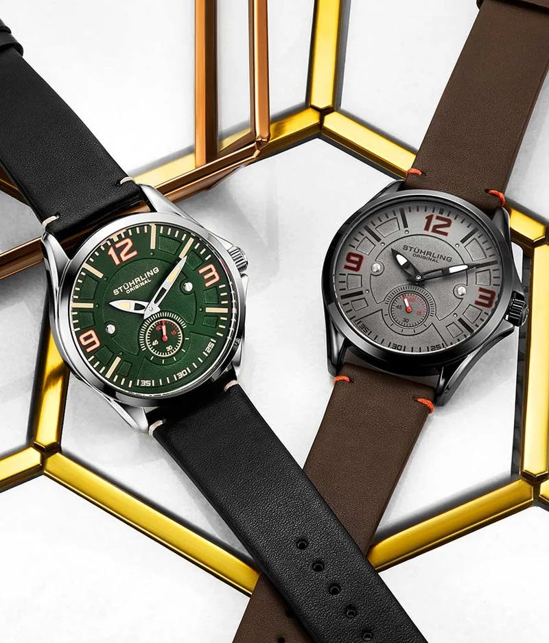 Stührling Aviator 3934 Quartz 43mm