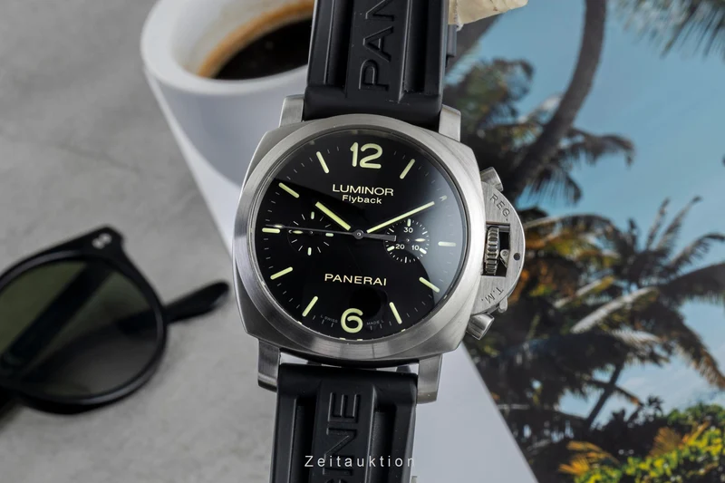 Panerai Luminor chronograph steel automatic men's watch PAM00361 [2506033]