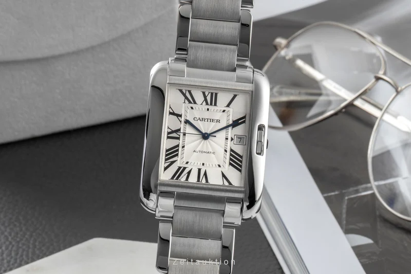 Cartier Tank steel automatic men's watch W5310008 [2600554]
