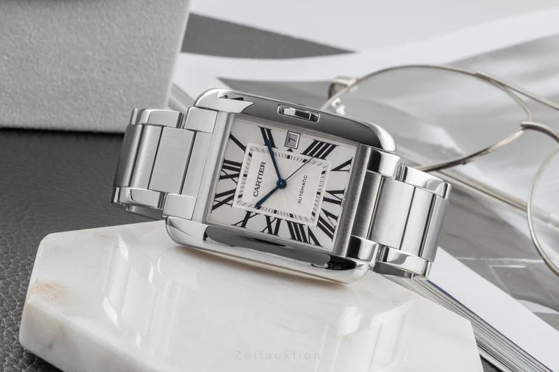 Cartier Tank steel automatic men's watch W5310008 [2600554]