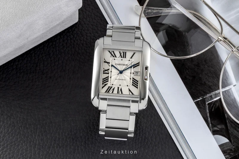 Cartier Tank steel automatic men's watch W5310008 [2600554]