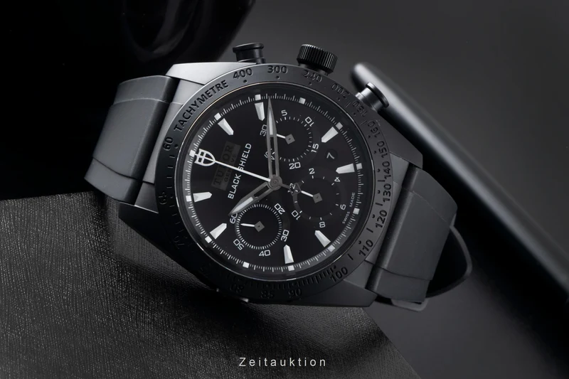 Tudor Black Shield chronograph ceramic / steel automatic men's watch 42000CN [2600625]