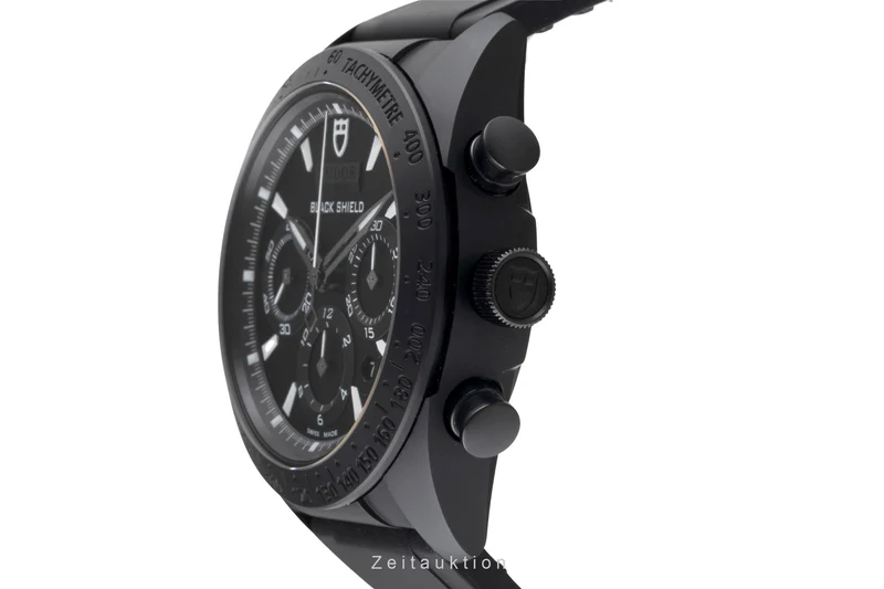 Tudor Black Shield chronograph ceramic / steel automatic men's watch 42000CN [2600625]