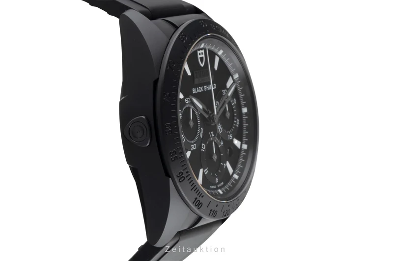 Tudor Black Shield chronograph ceramic / steel automatic men's watch 42000CN [2600625]