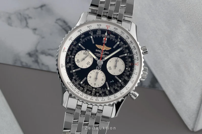 Breitling Navitimer 01 chronograph steel automatic men's watch AB012012/BB01 LP: 9850EUR [2600194]