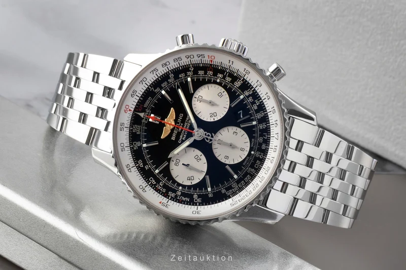 Breitling Navitimer 01 chronograph steel automatic men's watch AB012012/BB01 LP: 9850EUR [2600194]