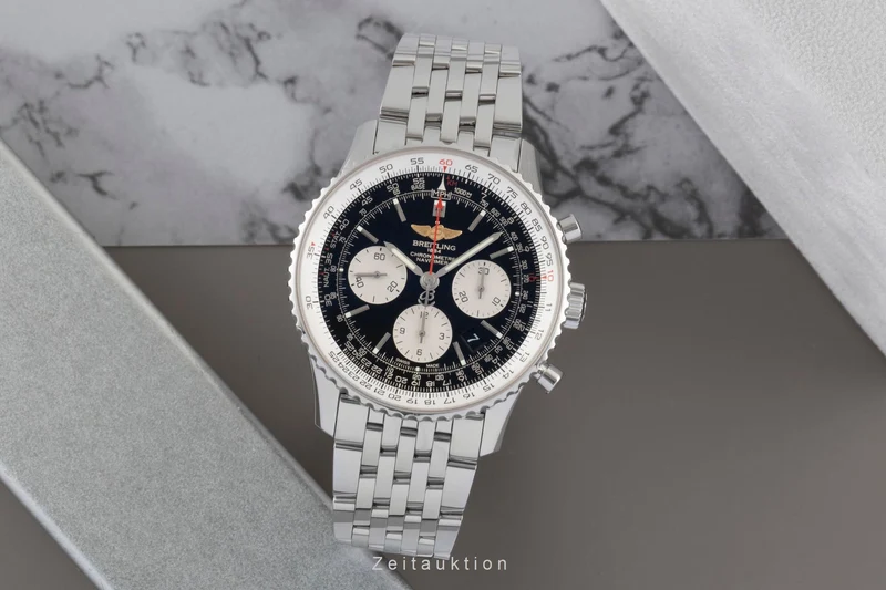 Breitling Navitimer 01 chronograph steel automatic men's watch AB012012/BB01 LP: 9850EUR [2600194]