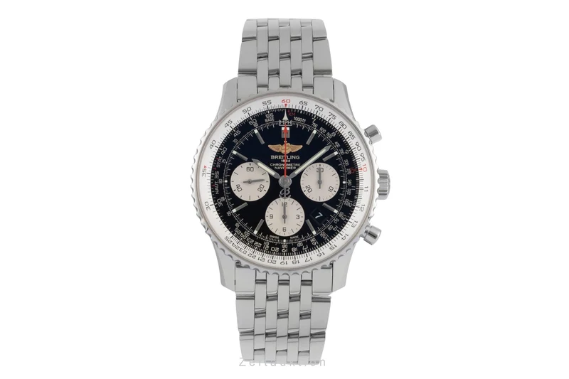 Breitling Navitimer 01 chronograph steel automatic men's watch AB012012/BB01 LP: 9850EUR [2600194]