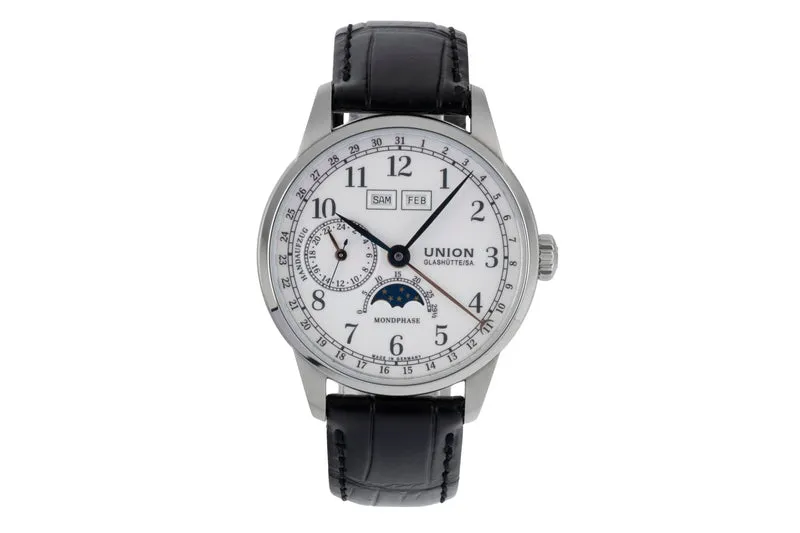 Union Glashütte 1893 steel manual winding men's watch D007.458.16.017.00 LP: 3100EUR [2600565]
