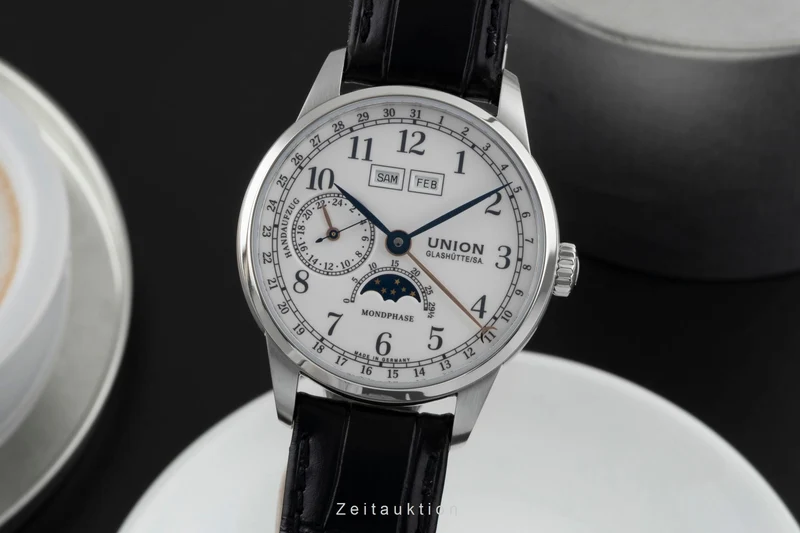 Union Glashütte 1893 steel manual winding men's watch D007.458.16.017.00 LP: 3100EUR [2600565]