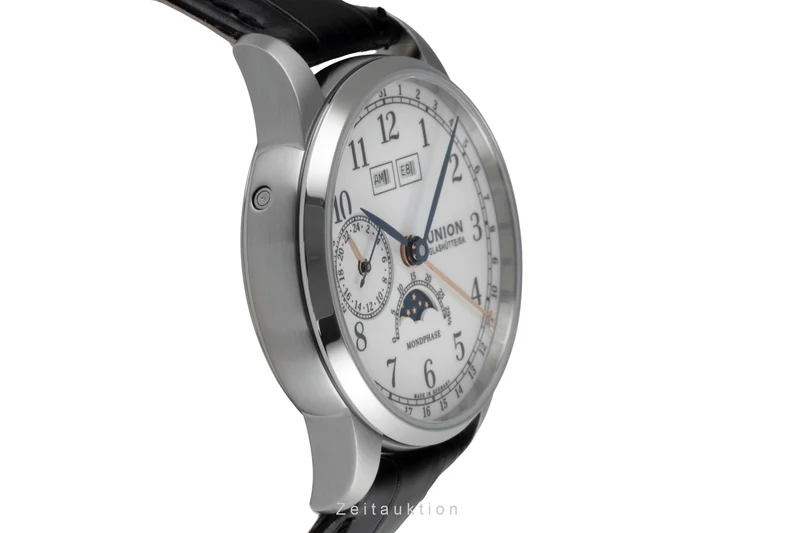 Union Glashütte 1893 steel manual winding men's watch D007.458.16.017.00 LP: 3100EUR [2600565]
