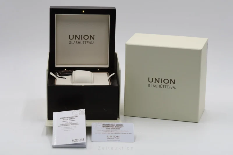 Union Glashütte 1893 steel manual winding men's watch D007.458.16.017.00 LP: 3100EUR [2600565]