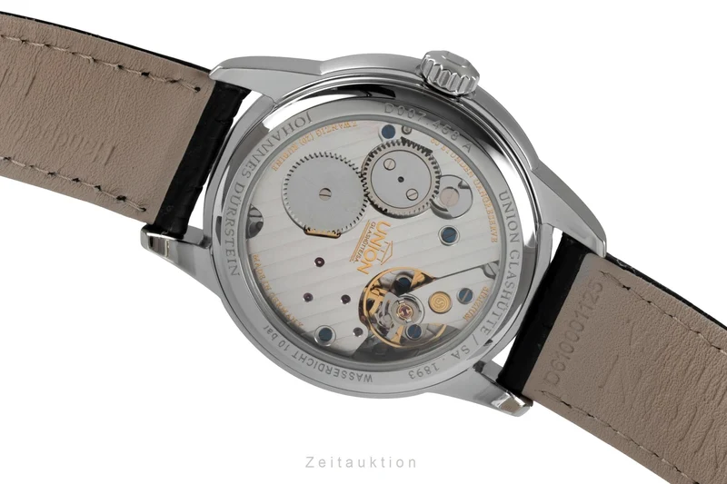 Union Glashütte 1893 steel manual winding men's watch D007.458.16.017.00 LP: 3100EUR [2600565]