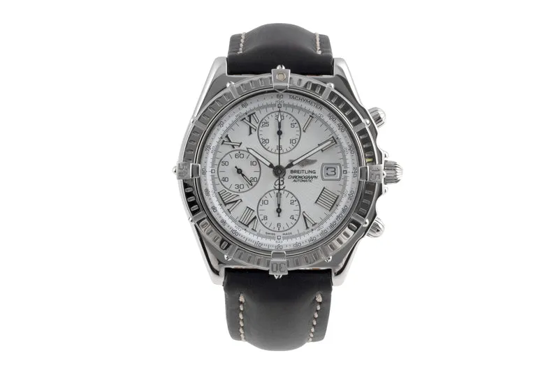 Breitling Crosswind chronograph steel automatic men's watch A13055 LP: 8100EUR [2600149]