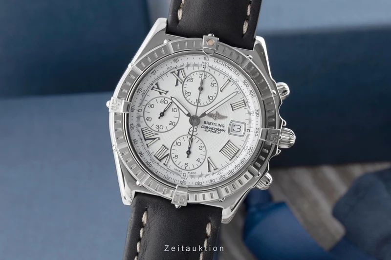 Breitling Crosswind chronograph steel automatic men's watch A13055 LP: 8100EUR [2600149]