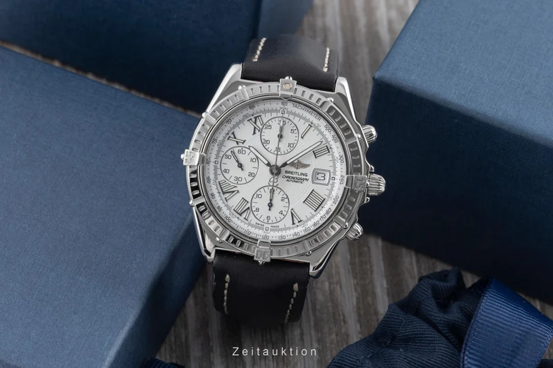 Breitling Crosswind chronograph steel automatic men's watch A13055 LP: 8100EUR [2600149]