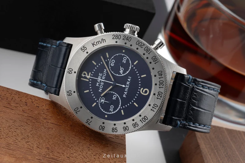 Panerai Mare Nostrum chronograph steel manual winding men's watch PAM00716 [2507453]