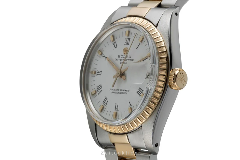 Rolex Date steel / gold automatic men's watch 1505 Vintage [2507383]