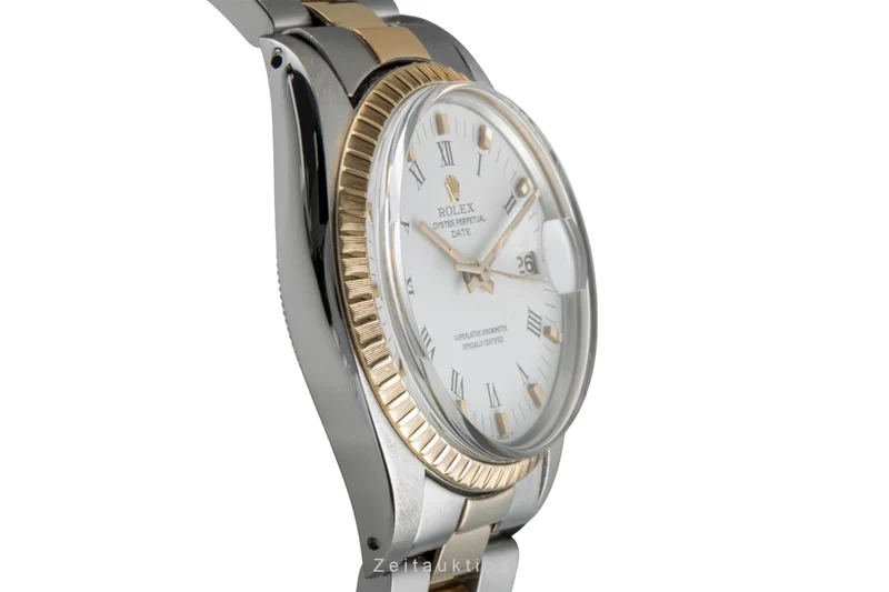 Rolex Date steel / gold automatic men's watch 1505 Vintage [2507383]
