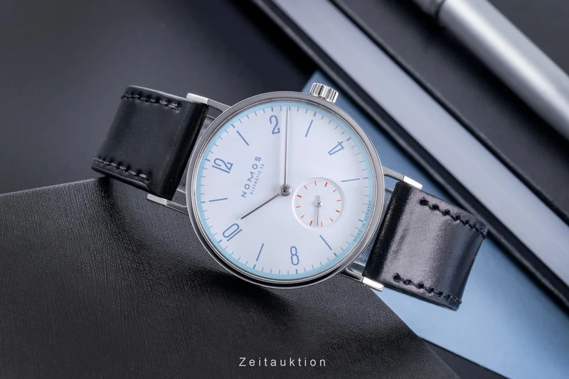 Nomos Tangente steel manual winding men's watch Tangente Super 30 Eiswasserweiss Limited [2507360]